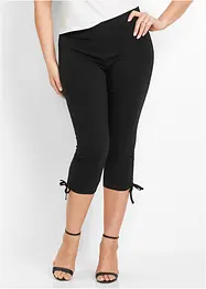 Leggings capri con arricciatura, bonprix