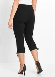 Leggings capri con arricciatura, bonprix