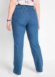 Pantaloni elasticizzati con cinta comoda, straight (pacco da 2), bpc bonprix collection