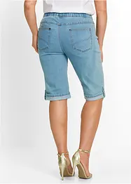 Bermuda di jeans con elastico, bonprix