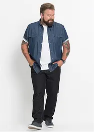 Jeans loose fit in denim robusto, straight, bonprix