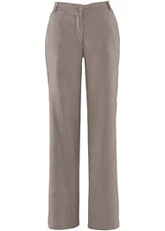 Pantaloni in misto lino con cinta comoda, bonprix