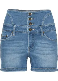 Shorts di jeans a vita alta, bonprix