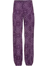 Pantaloni con elastico in vita in viscosa fluente, bonprix