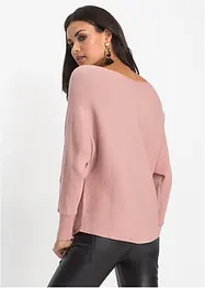 Maglione oversize a costine, bonprix