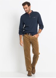 Pantaloni in velluto elasticizzato regular fit straight, bpc selection