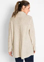 Maglione poncho lungo a maniche lunghe, bonprix