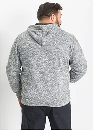 Giacca in felpa con cappuccio e fodera teddy, bonprix