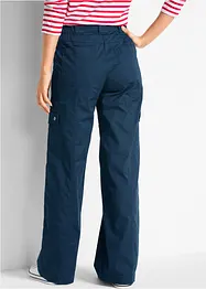 Pantaloni cargo lunghi, vita media, bonprix