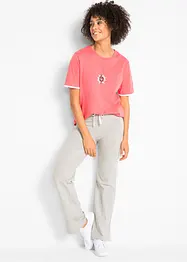 Pantaloni in jersey di cotone elasticizzato (pacco da 2), bonprix