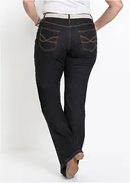 Jeans bootcut elasticizzati a vita alta, bonprix