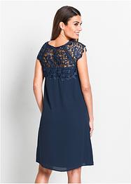 Abito in chiffon con pizzo Premium, bpc selection premium