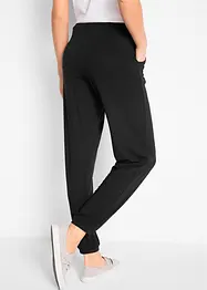 Pantaloni in jersey di viscosa fluente con tasche, bonprix
