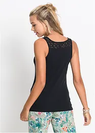 Canotta con pizzo, bonprix
