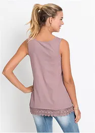 Top con pizzo (pacco da 2), bonprix