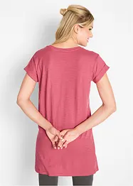 T-shirt lunga in puro cotone, bonprix