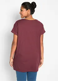 T-shirt lunga in puro cotone, bonprix