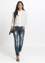 Jeans elasticizzati con cerniera in taglia corta, BODYFLIRT
