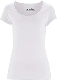 Maglia elasticizzata a maniche corte, bonprix