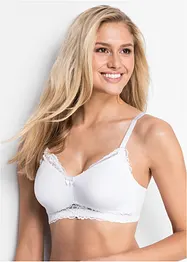 Reggiseno allattamento senza ferretto con cotone biologico (pacco da 2), bonprix