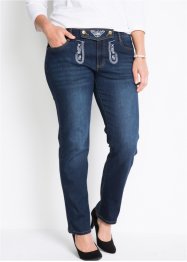 Jeans bavaresi con ricamo, bpc bonprix collection