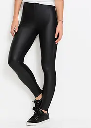 Leggings in similpelle con viscosa, bonprix