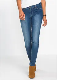 Jeans skinny elasticizzati, vita media, bonprix