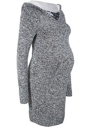 Abito prémaman in maglia con cappuccio foderato, bpc bonprix collection