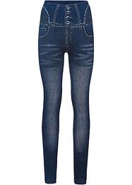 Leggings effetto jeans senza cuciture con effetto modellante forte, bpc bonprix collection