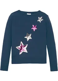 Maglione con paillettes, bonprix