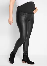 Leggings prémaman in similpelle, bonprix