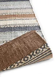 Tappeto kilim a righe in colori naturali delicati, bonprix