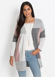 Cardigan lungo color block, BODYFLIRT