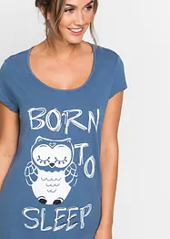 Camicia da notte corta in puro cotone biologico, bonprix