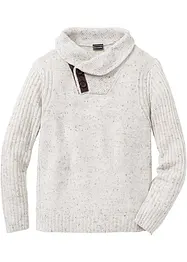 Maglione con collo a scialle, bonprix