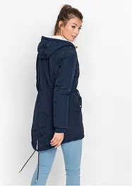 Parka con pile teddy, bonprix