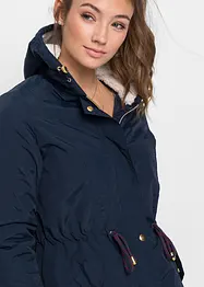 Parka con pile teddy, bonprix