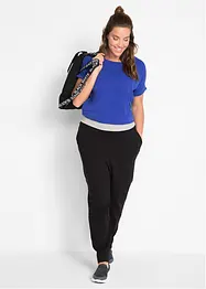 Pantaloni jogger  in misto cotone, bonprix