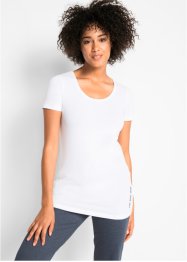 T-shirt sportiva lunga con cotone (pacco da 2), bpc bonprix collection