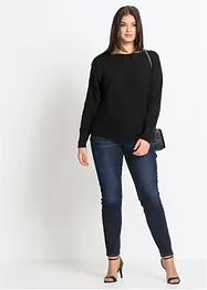 Maglione oversize a costine, bonprix