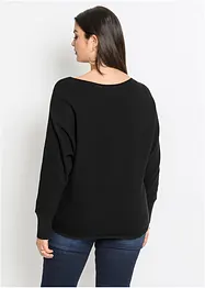 Maglione oversize a costine, bonprix