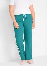 Pantaloni in felpa di cotone diritti (pacco da 2), bonprix