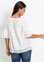 Tunica con pizzo in morbida viscosa, bonprix