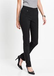 Pantaloni da scuola da donna, neri, da lavoro, ufficio, aderenti, elasticizzati, taglie 6 8 10 12 14 16, Gamba larga con due bottoni, 34 Pantaloni da scuola da donna, neri, da lavoro, ufficio, aderenti, elasticizzati, taglie 6 8 10 12 14 16, Gamba larga con due bottoni, 34