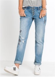 Jeans boyfriend con applicazioni, RAINBOW