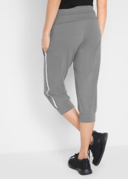 Pantaloni capri da jogging in cotone (pacco da 2), bonprix