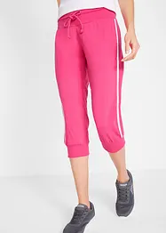 Pantaloni capri da jogging in cotone (pacco da 2), bonprix