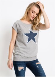 T-shirt con stella, RAINBOW
