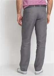 Pantaloni in lino regolabili regular fit, bonprix