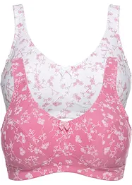 Reggiseno senza ferretto  con cotone biologico (pacco da 2), bonprix